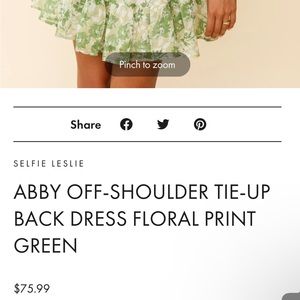 Cute mini open back with a tie!